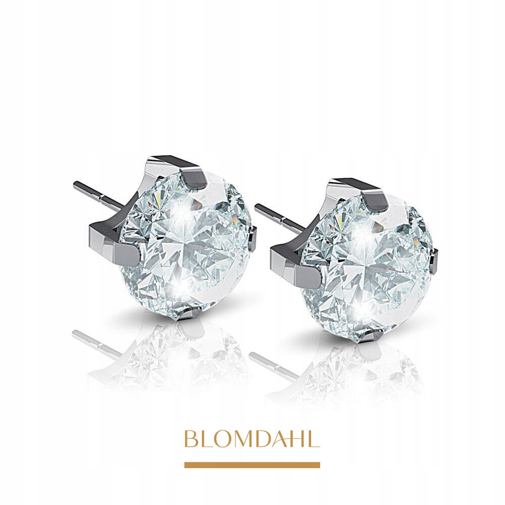 Hypoalergenní Náušnice Blomdahl Tiffany Cz White 5 mm