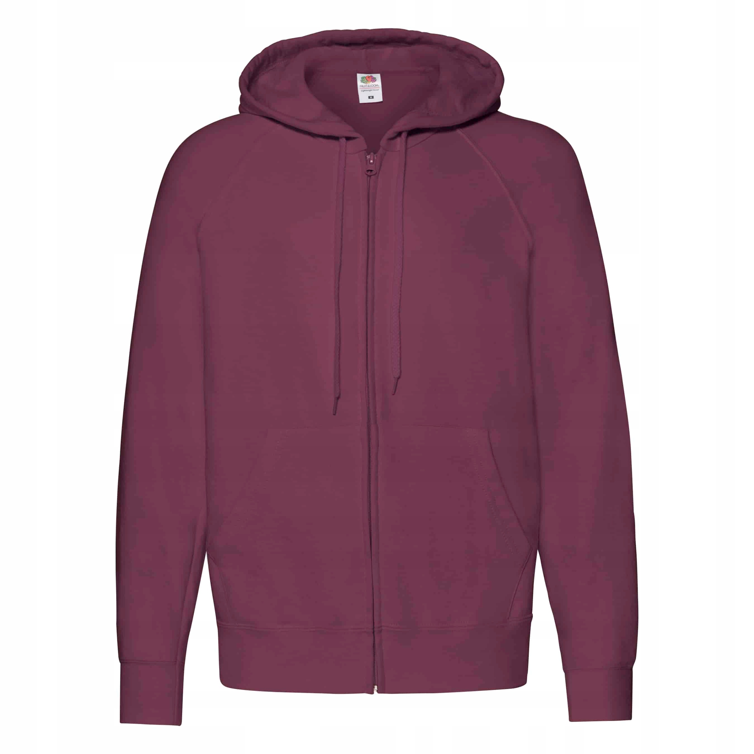 

Lekka bluza rozpinana z kapturem Fruit Burgund L
