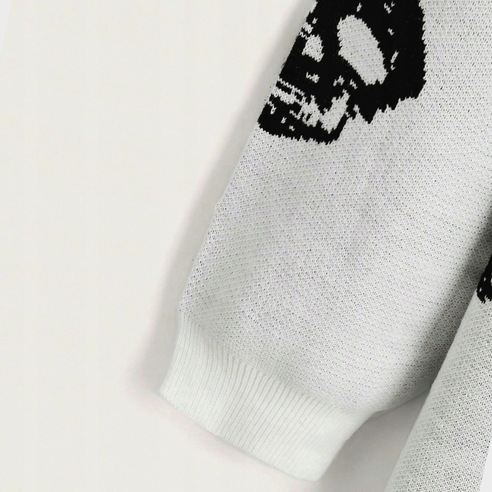 Kardigan Motiv Z Kapt. Ležérní Lebky Skull Dámské Pletené 3XL 46