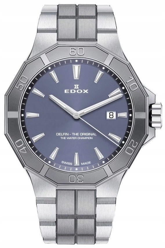 Pánské hodinky Edox 53021 3GM Gin Delfin The Original Date Nobrite 20ATM