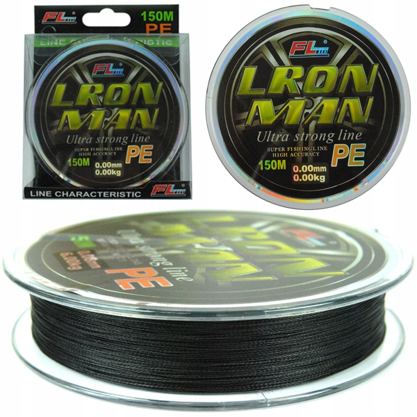 

Plecionka Wędkarska Lron Man 150m 0,08mm 6kg