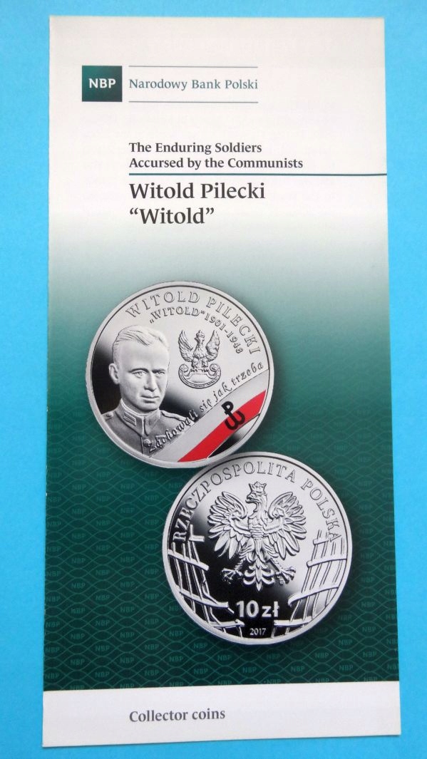 Папка 10 PLN 2017, WITOLD PILECKI, английский, уровень I