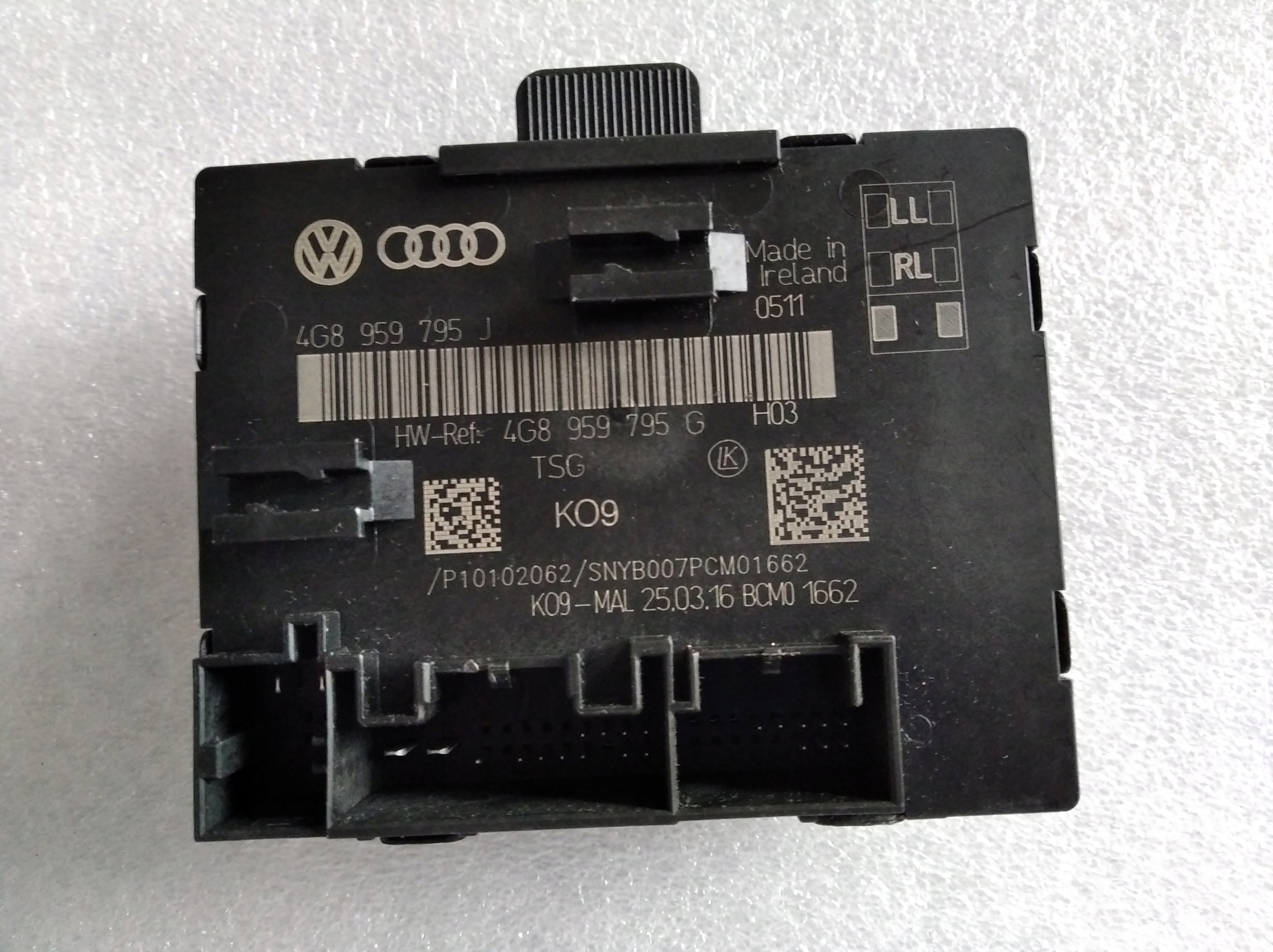 4G8959795J STEROWNIK MODUŁ KOMFORTU AUDI A6 C7 A7 Numer katalogowy części 4G8959795J 4G8959795G