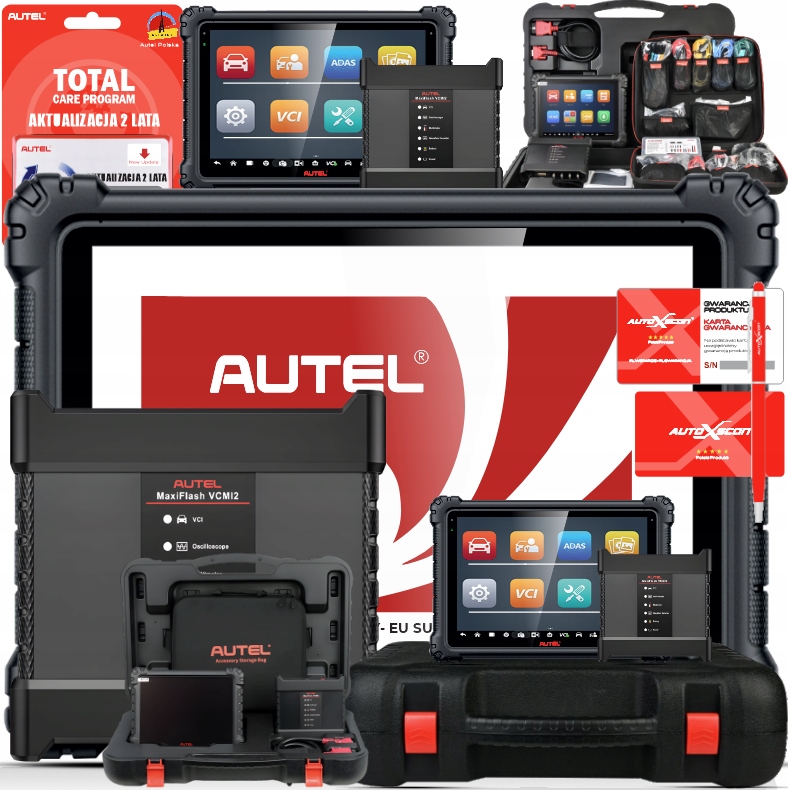 Autel MaxiSYS MS919 S2 Oscyloskop Ai, Ev, VCMI2 Verzia Európa 2 Roky Akt