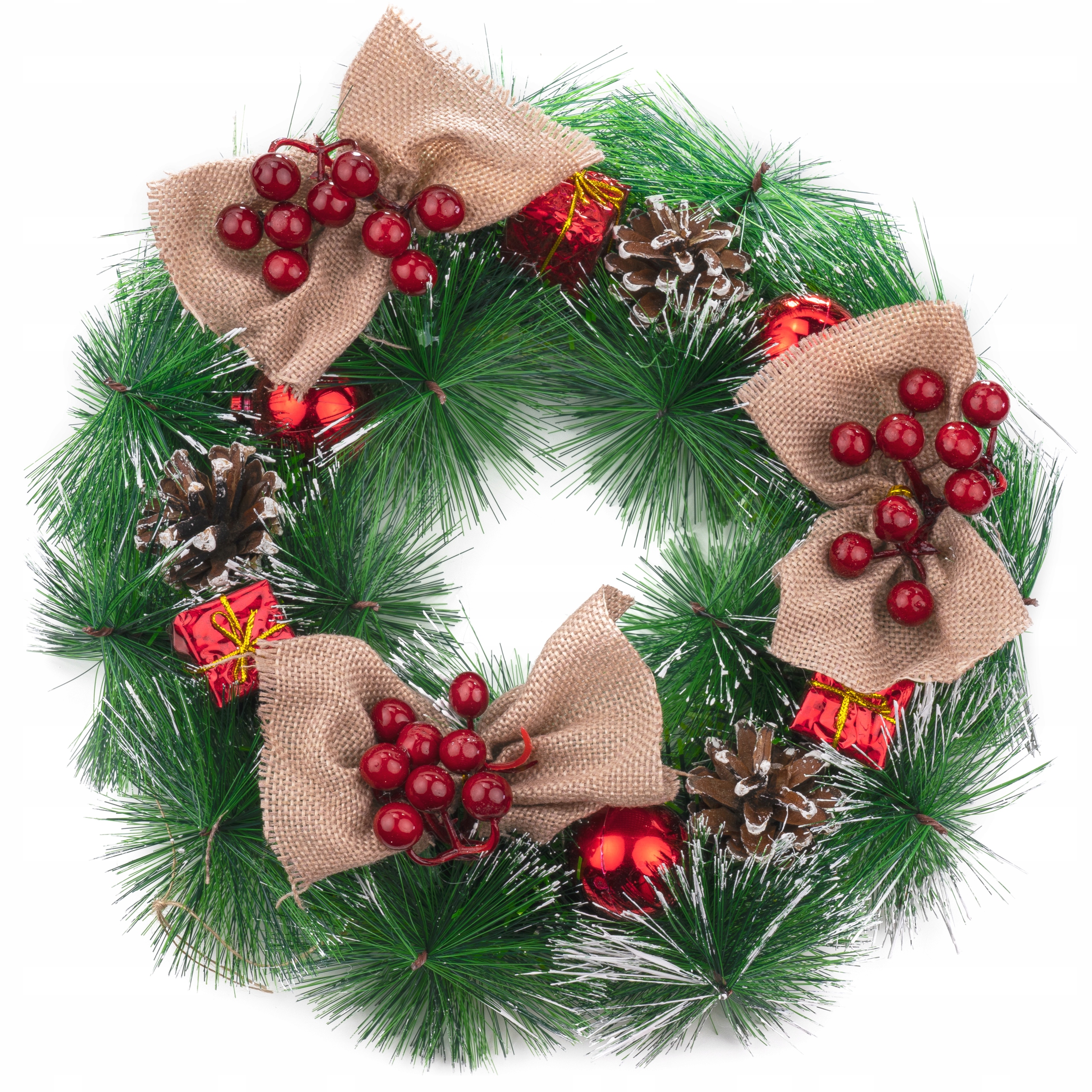 

Stroik Ozdobny wieniec Świąteczny dekoracja