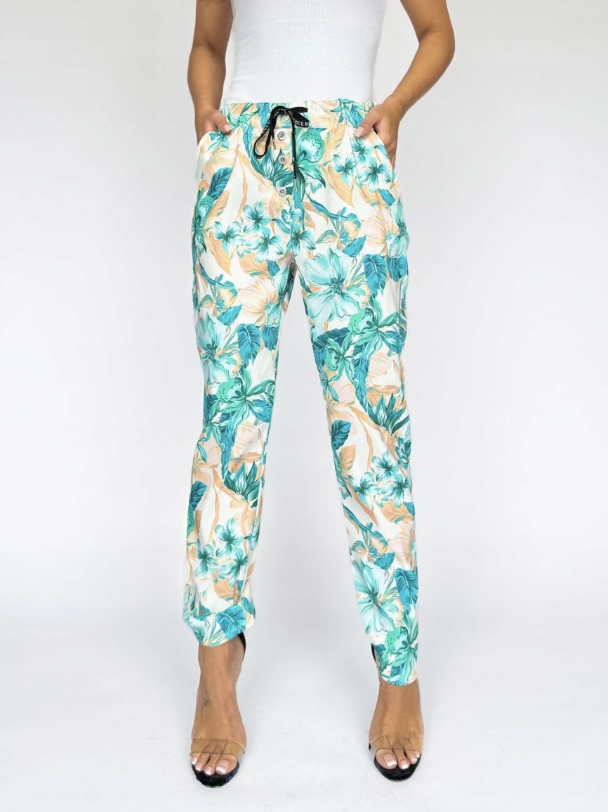 SPODNIE DAMSKIE CYGARETKI KOBIECE WYGODNE SPORT ROŚLINNY UNIWERSALNY KOLORY Marka inna