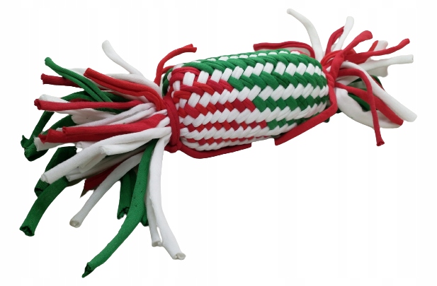 

gryzak szarpak sznurek z piszczałką 25 cm