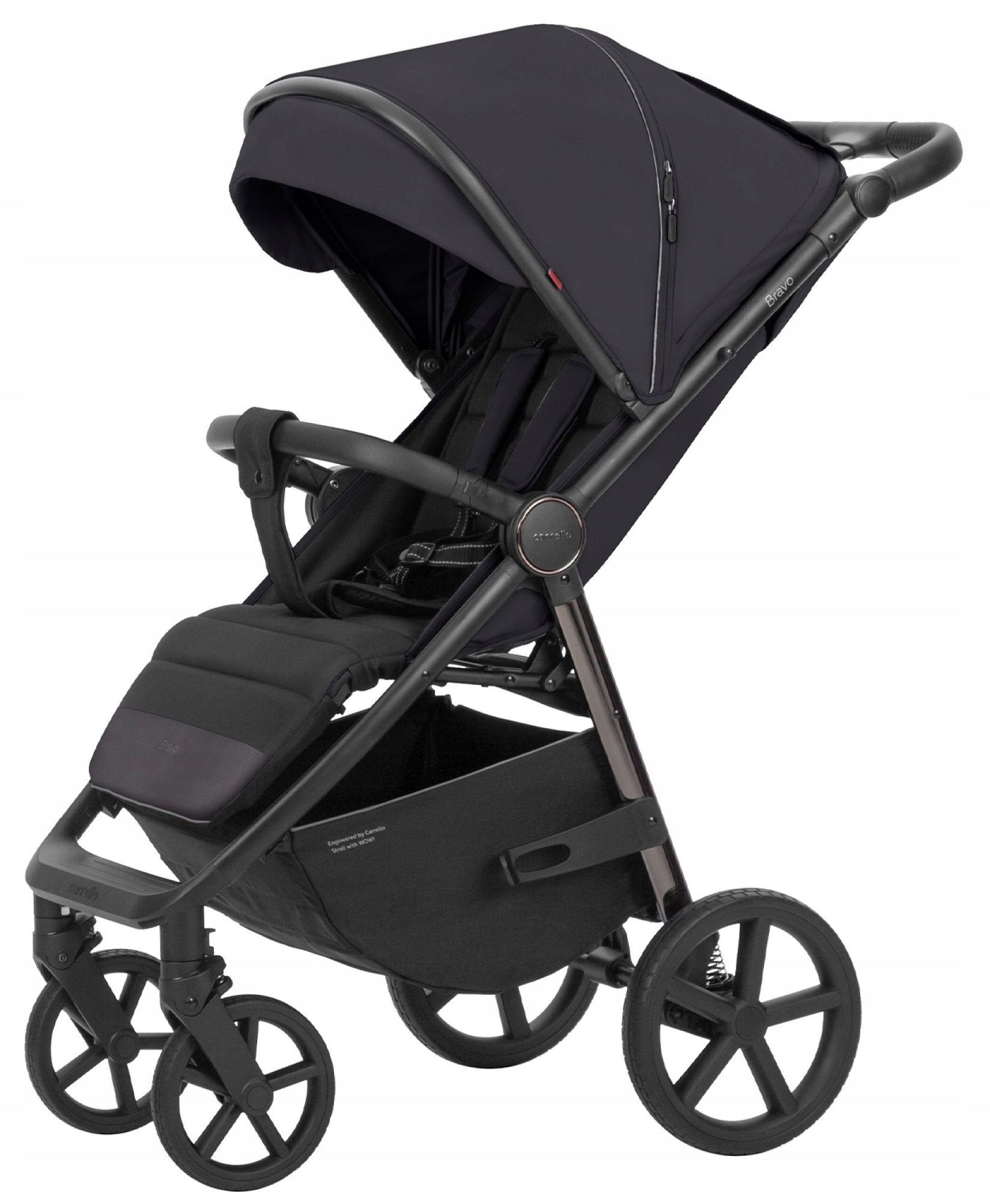 Wózek spacerowy Carrello Bravo Plus Jet Black 2023 Liczba kół 4