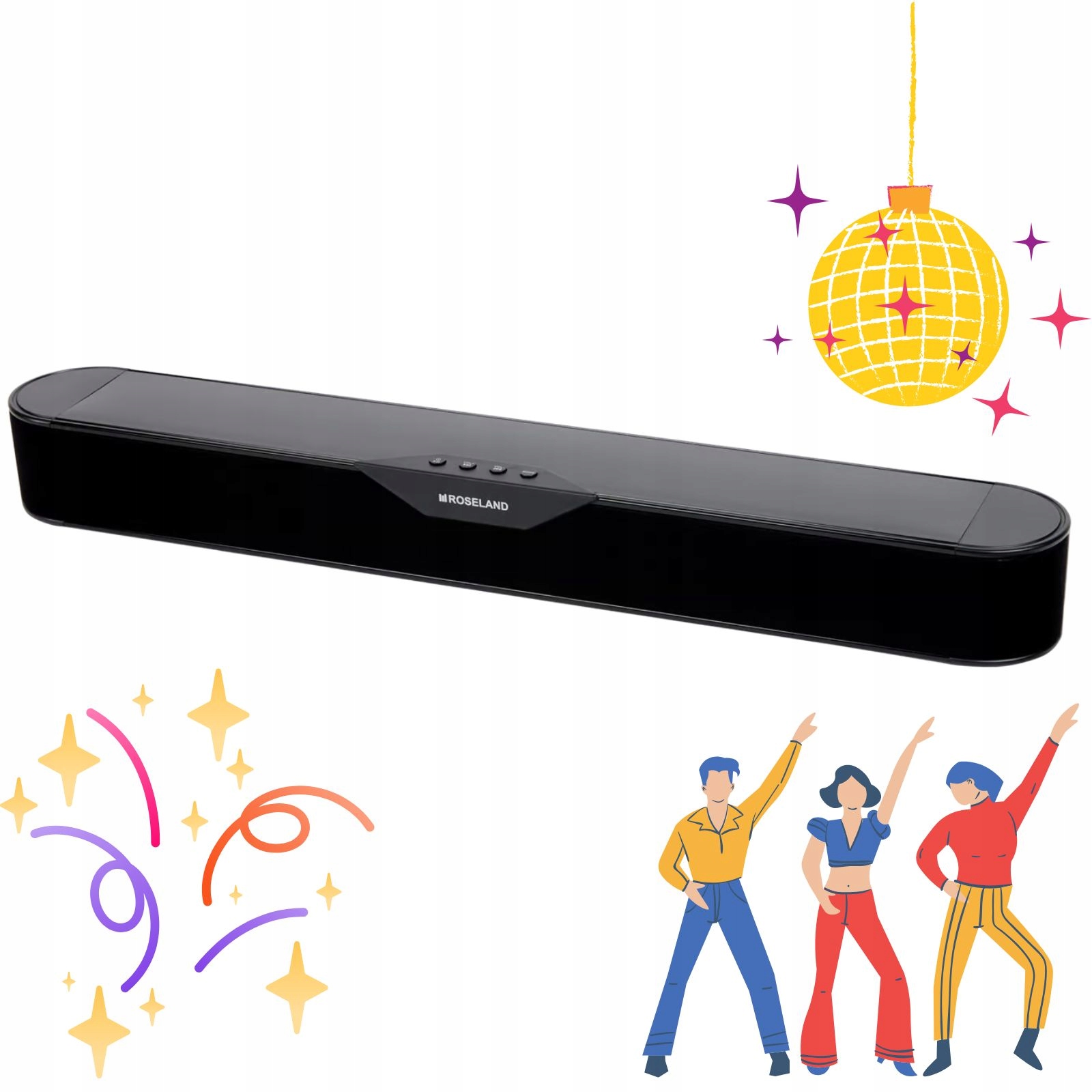 Soundbarový reproduktor Roseland RS-910 24W stereo