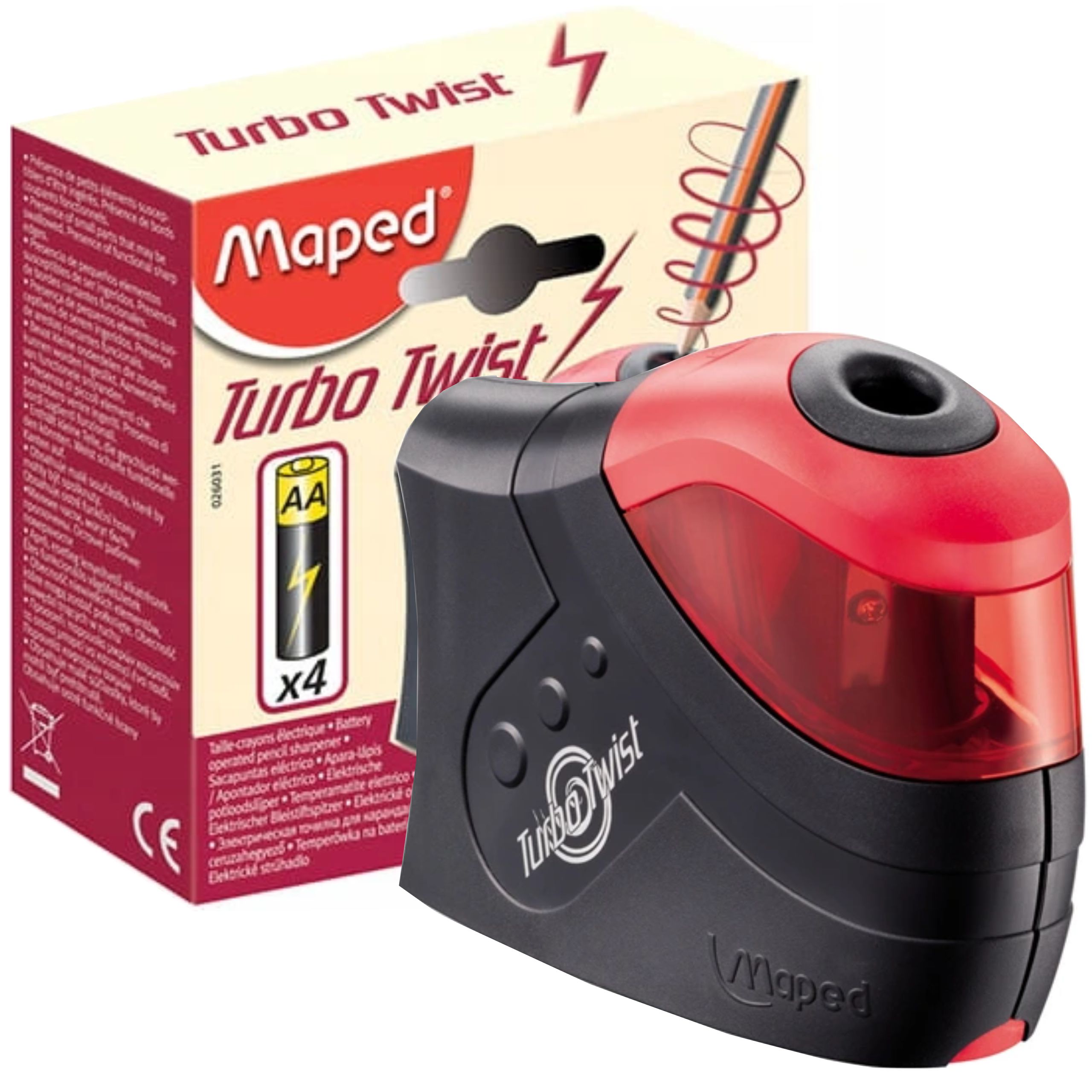 

Temperówka automatyczna Maped Turbo Twist czerwona