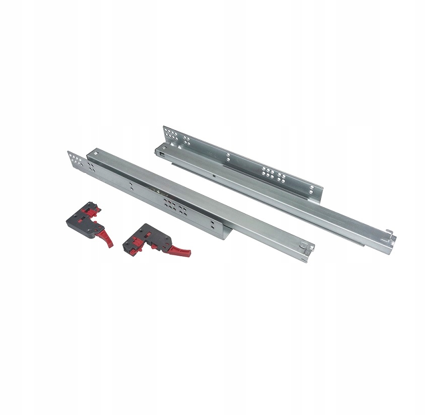Prowadnica dolnego montażu Sevroll DXP-3D do szuflad push to open 450 mm