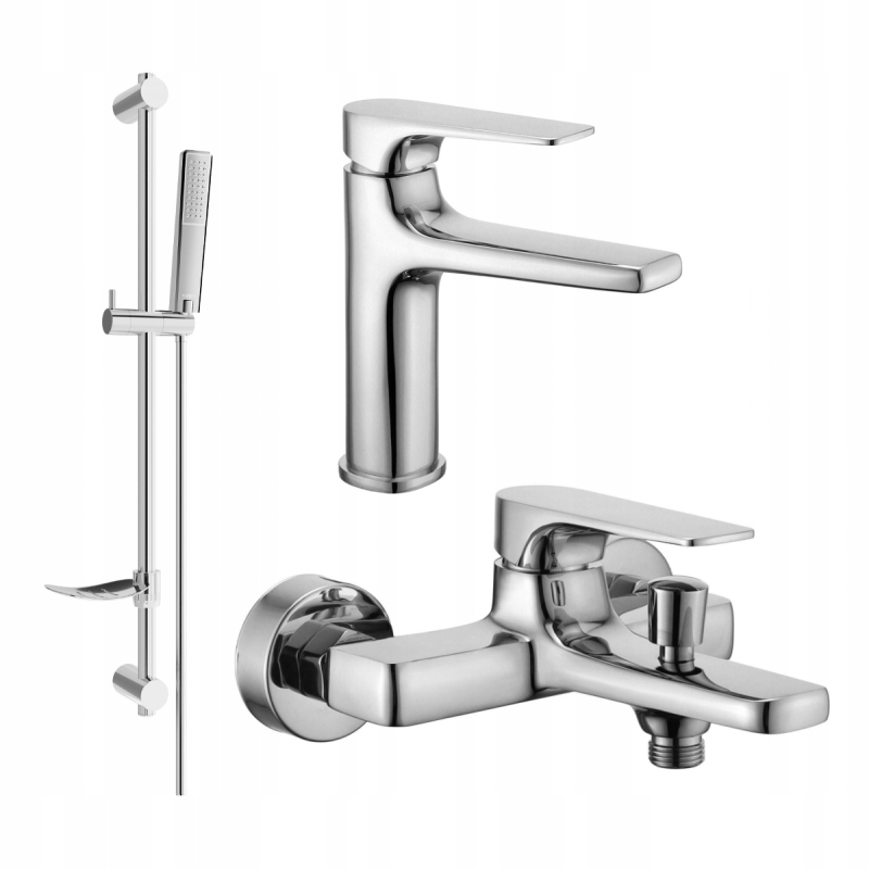 Mexen Lynx DF72 vaňová súprava, chrómová 745903DF72-00