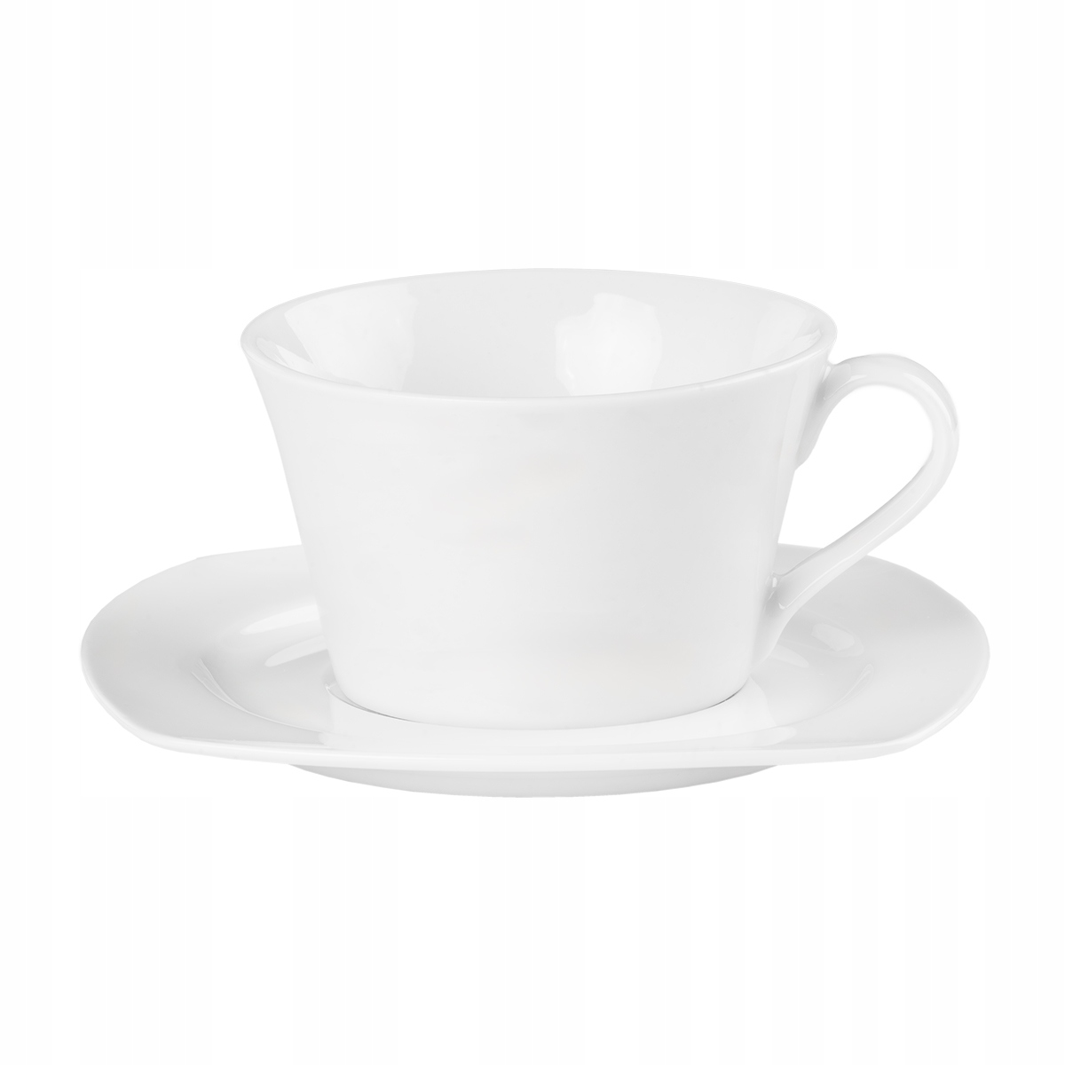 SERWIS KAWOWY ZESTAW 6 FILIŻANEK ZE SPODKIEM 220ML KOMPLET FILIŻANEK 6SZT Marka Prima Deco