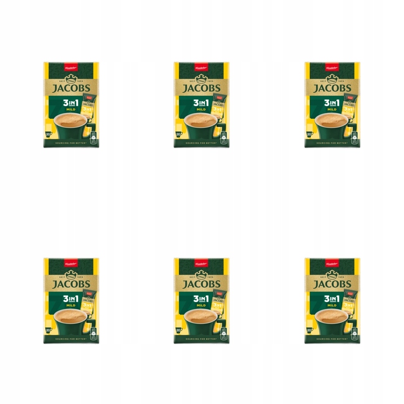 Jacobs 3v1 Mild 20x11,1G X6