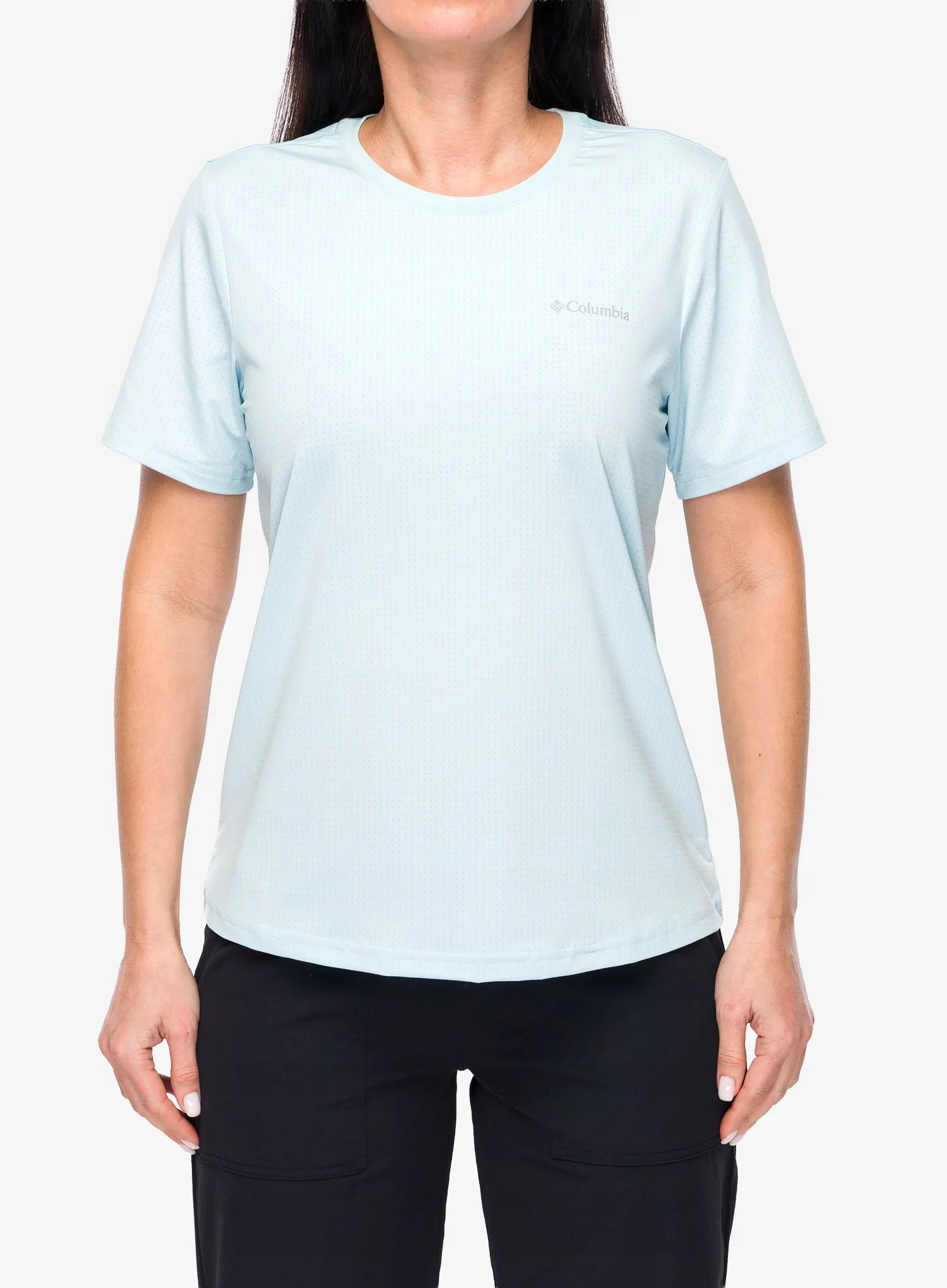 Dámské rychleschnoucí tričko Columbia Wild Springs S/s tmavě modrá Xs