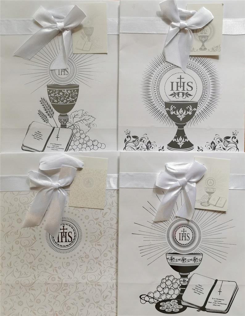 TOREBKA OZDOBNA Z KOKARDĄ KOMUNIA PL-2K MAŁA