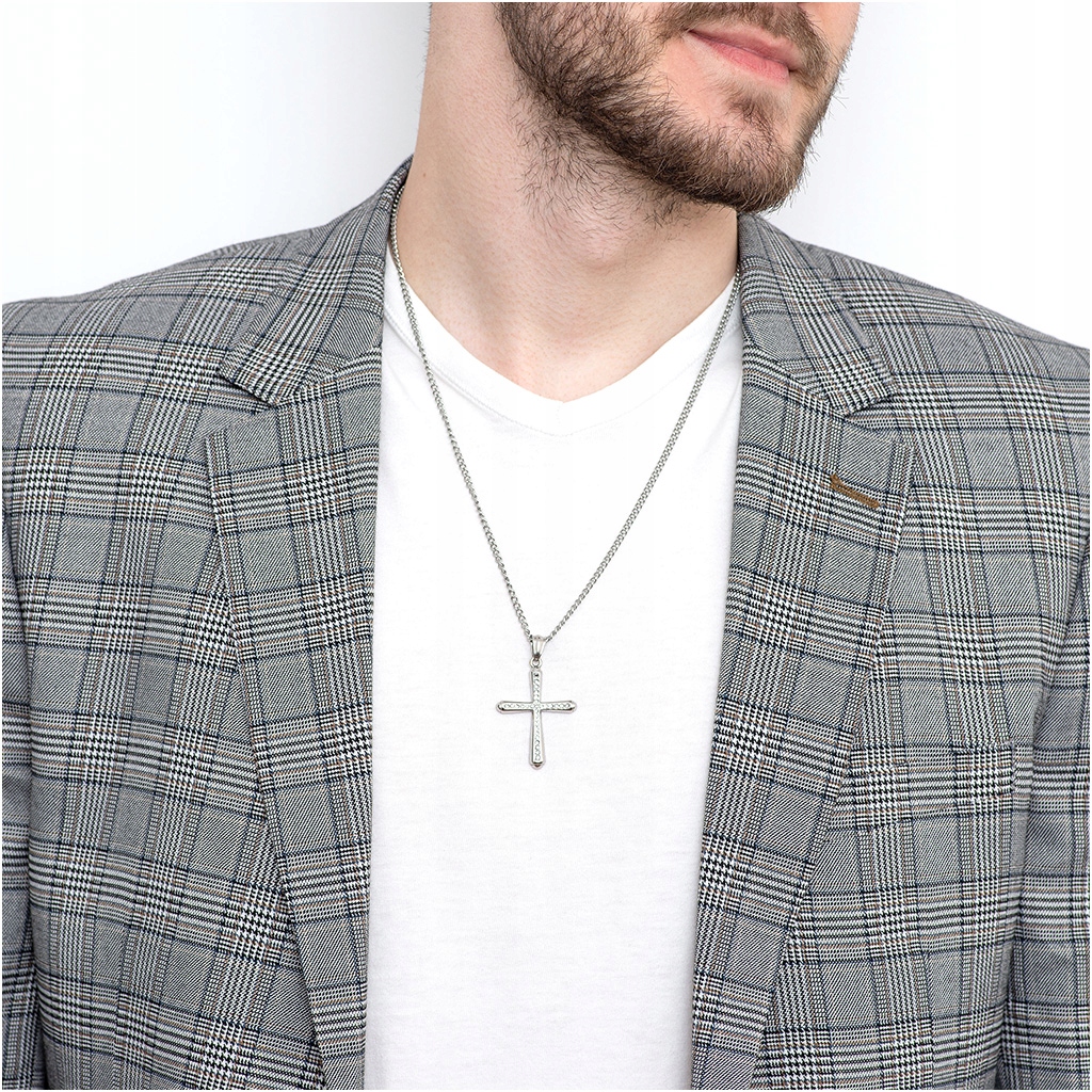 Zawieszka KRZYŻ stal 316L wisiorek KRZYŻYK kolory Kod producenta SZ0435#S