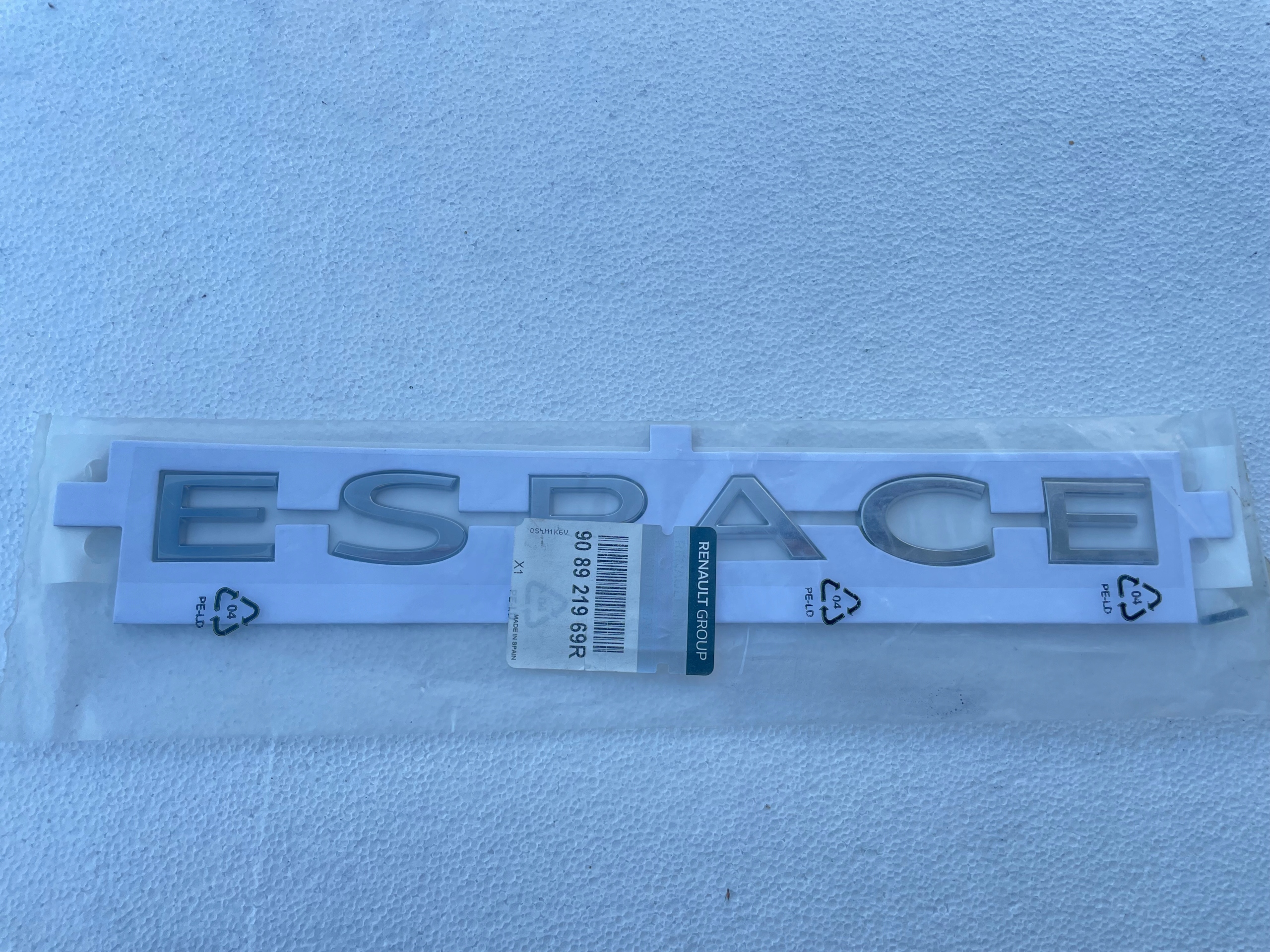 Napis emblemat naklejka Renault ESPACE V 908921969R