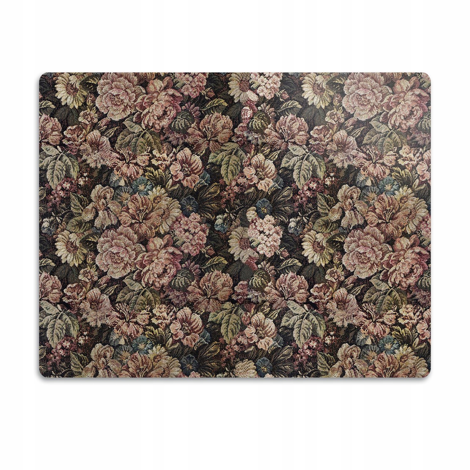 Levně Ochranná podložka pod misky pro psa Tkané květiny 90x60