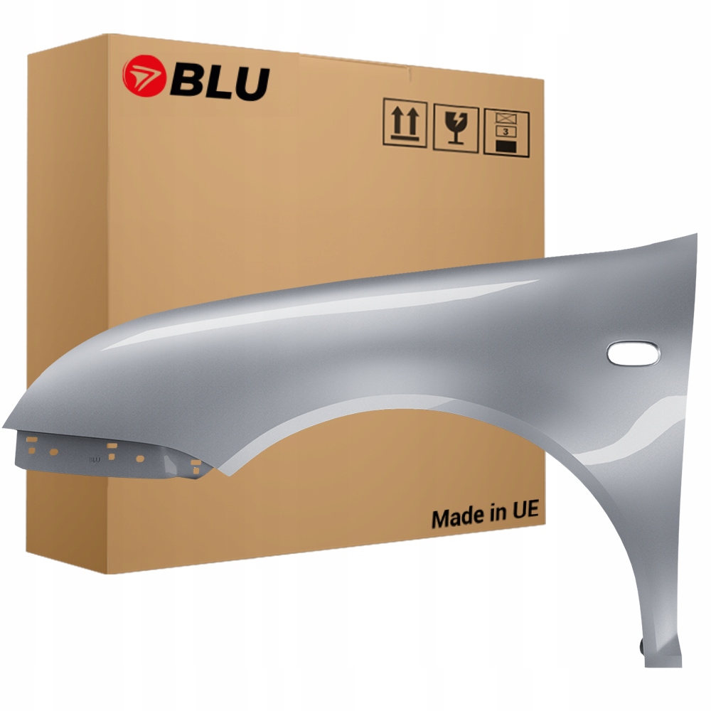 Blu Blatník Vw Bora LA7W levý stříbrný 98-05 1J přední pozink ReflexSilber