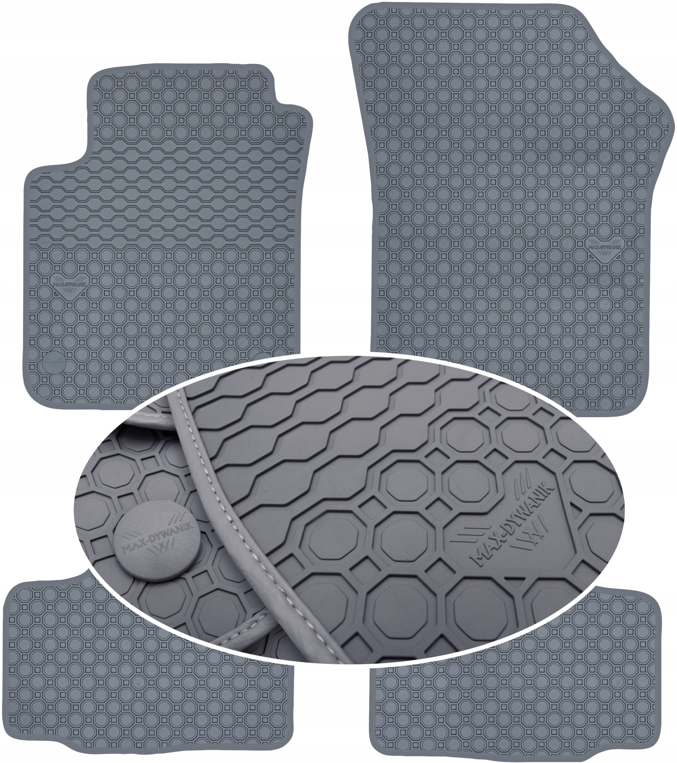 Škoda Citigo 2011-2019 Koberce Sivé