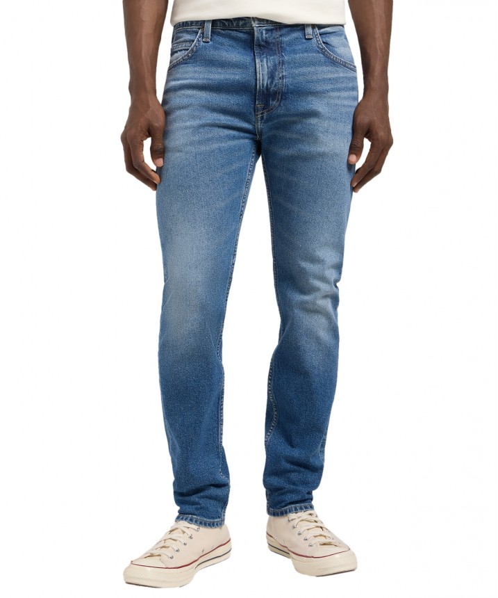 Pánské džíny Lee Rider Slim Straight W33 L34 112371199 Blue Jay Zúžené