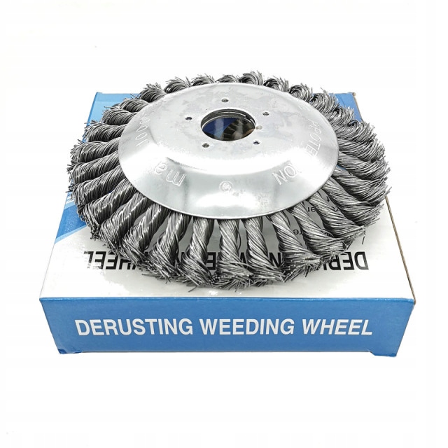 KOŁO TARCZA NARZĘDZIE DO ODCHWASZCZANIA DRUCIANA Typ szczotka do kosy