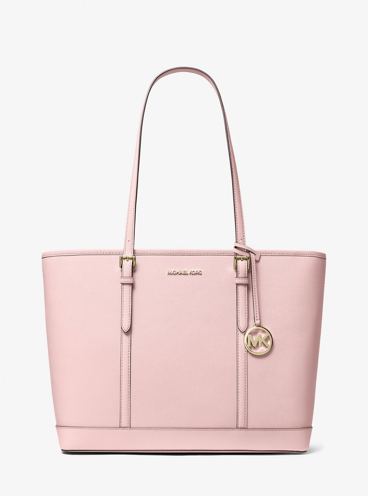 Michael Kors dámská velká kožená kabelka Jet Set Large růžová