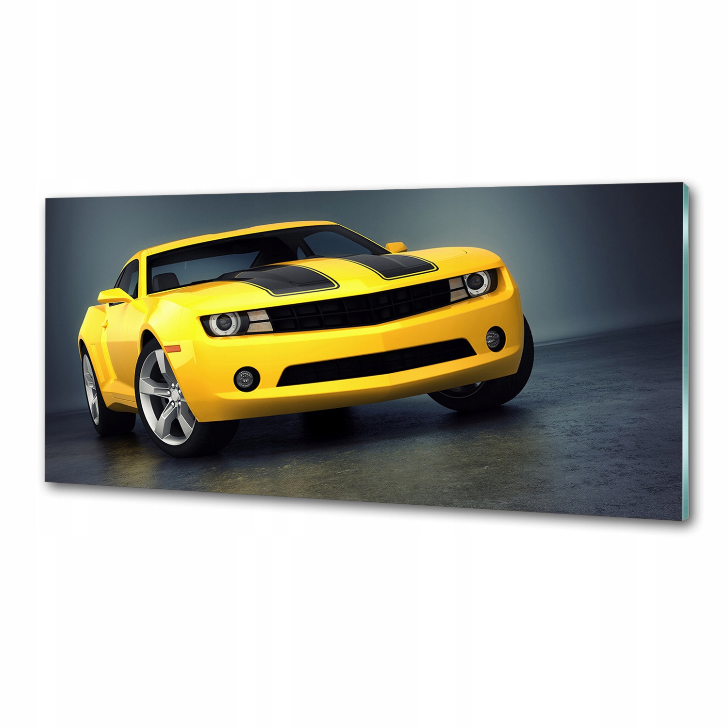 Kuchynský panel Športové auto 125 x 50 cm Lepidlo