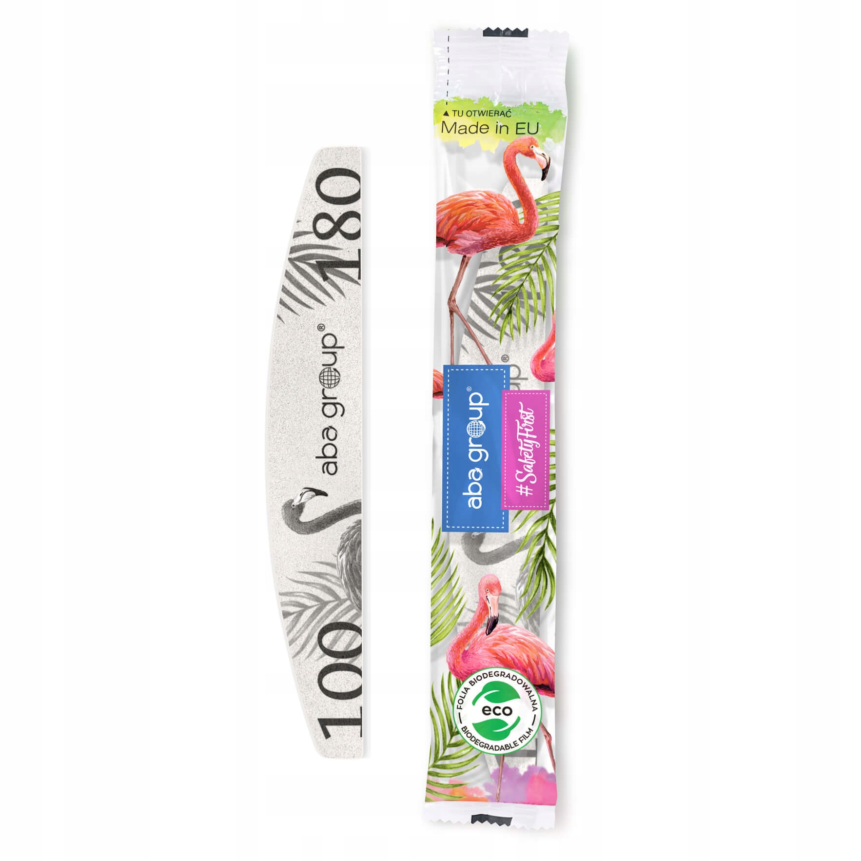 Pilnik do Paznokci Półksiężyc 100/180 Folia Aba Kod producenta 16824