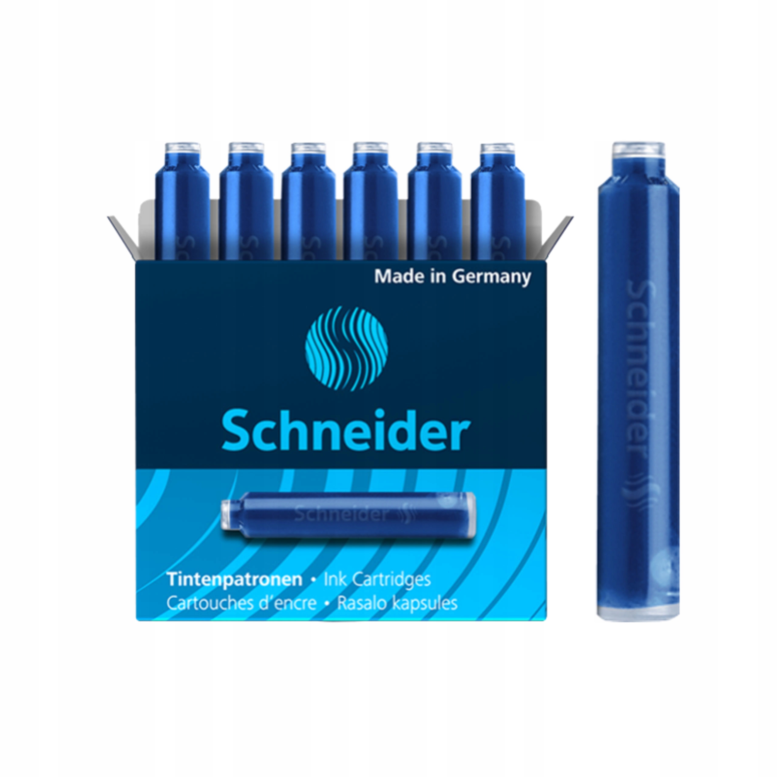 

Schneider Naboje do pióra niebieskie op 6 szt