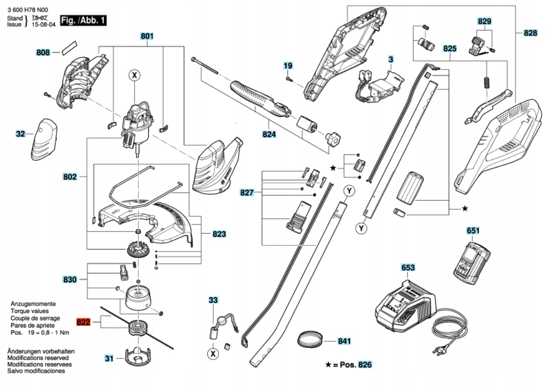 BOSCH SZPULA ŻYŁKA PODKASZARKI ART 30-36Li ,EXPERT Typ żyłka
