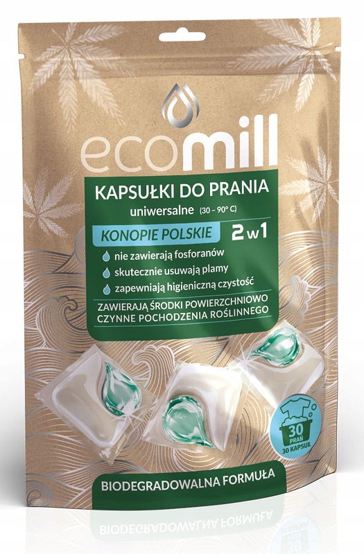 

Ecomill kapsułki do prania konopie polskie 30 szt.