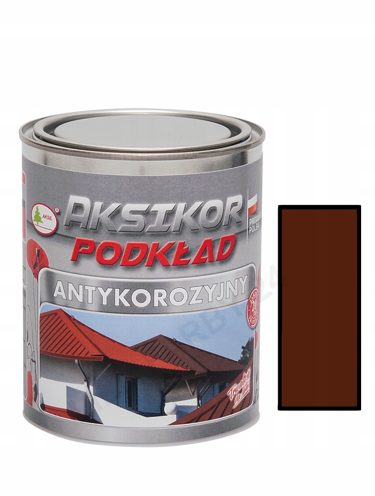 AKSIKOR PODKŁAD ANTYKOROZYJNY CZERWONY TLENKOWY 5L Marka Aksil