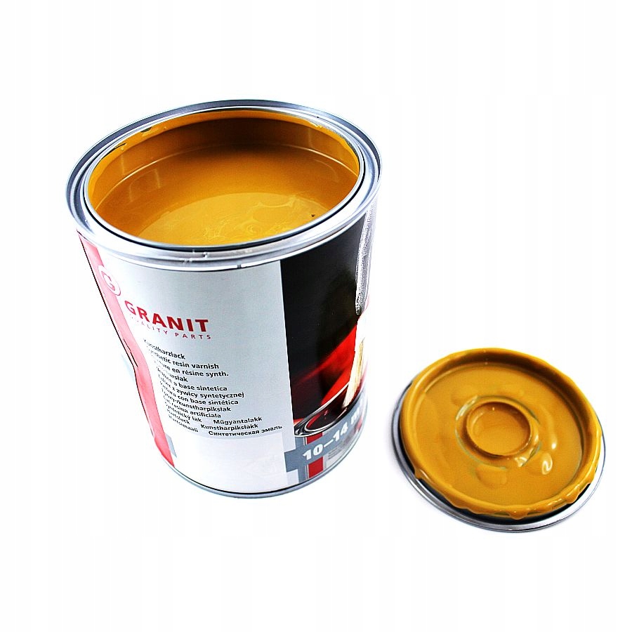 Farba żółta lakier żółty Caterpillar 2,5l Granit