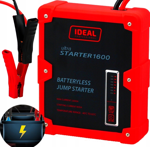 Bezbatériové Zariadenie Na Štartovanie Vozidla Ideal Ultra Štartér 1600 A