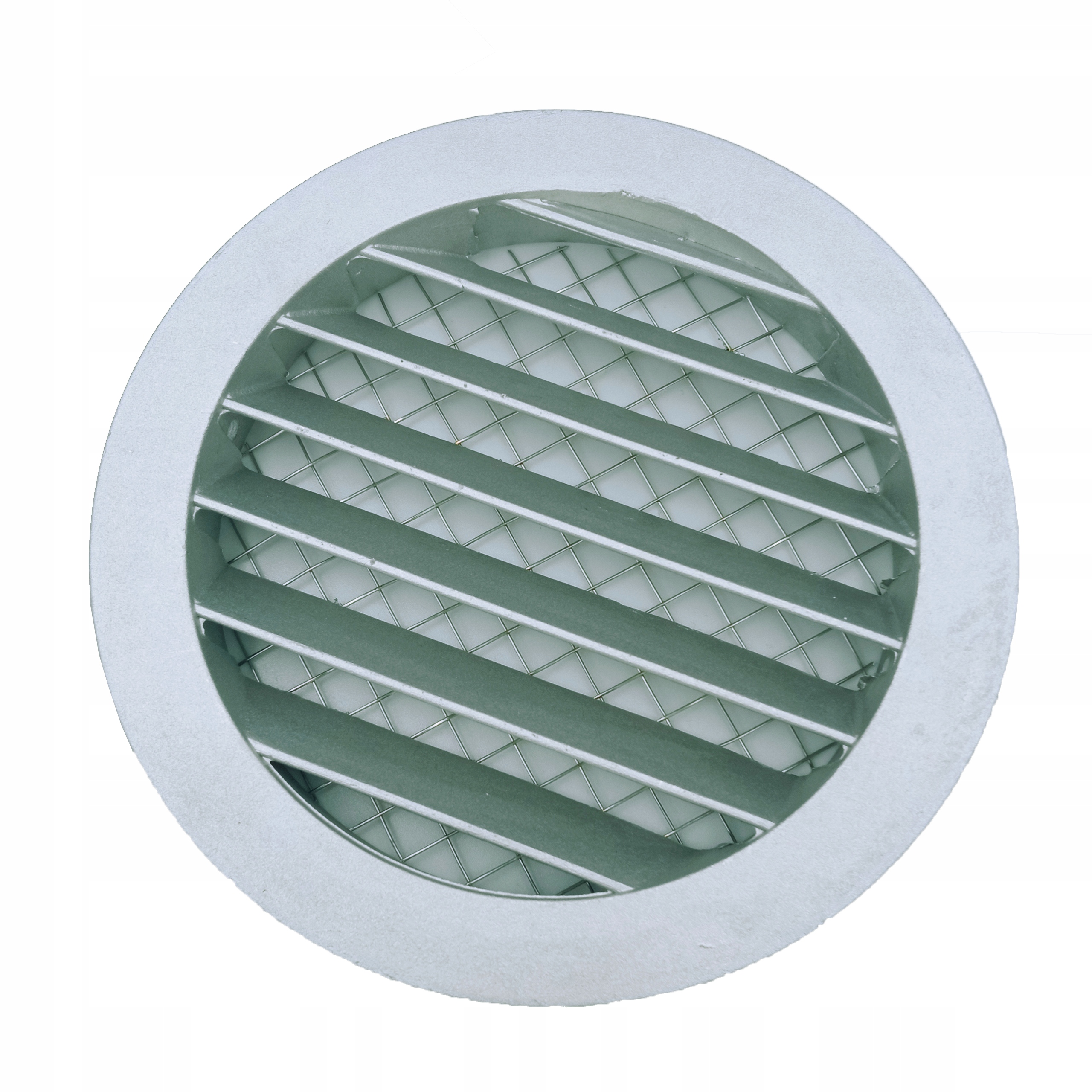 KRATKA WENTYLACYJNA OKRĄGŁA CZERPNIA ELC fi 160 mm ALUMINIOWA Z SIATKĄ Marka Prowent