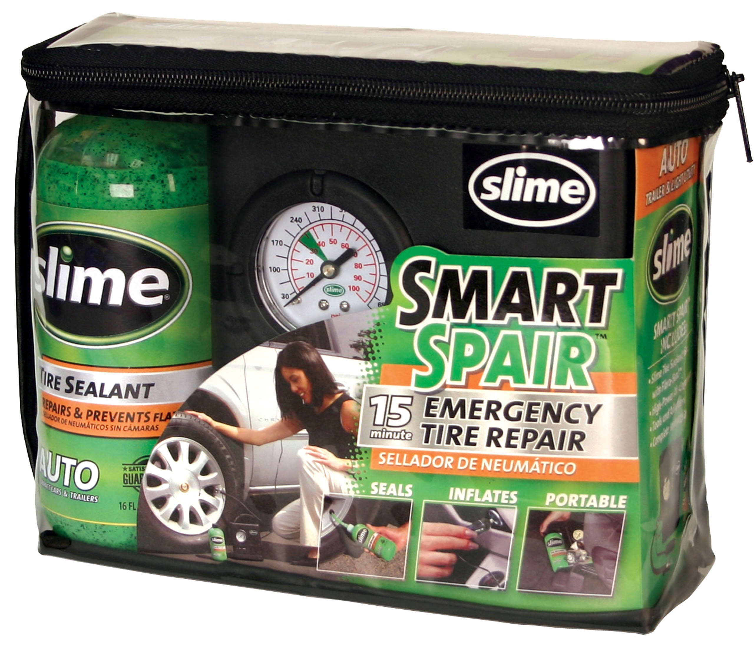 СЛИЗЬ ЗАПАСНОЕ КОЛЕСО РЕМОНТНЫЙ КОМПЛЕКТ + КОМПРЕССОР