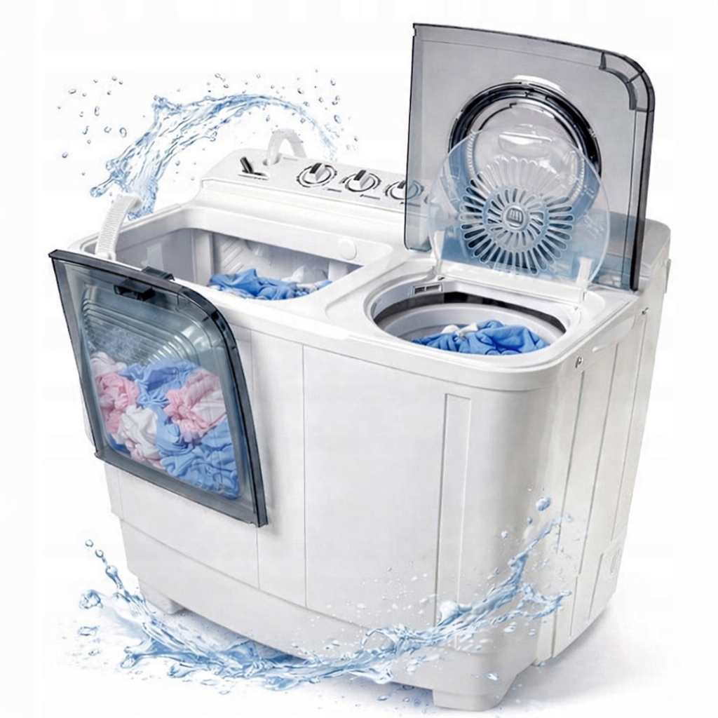 Pralka z wirówką Pralko-wirówka 7,5kg wirnikowa turystyczna frania Pompa