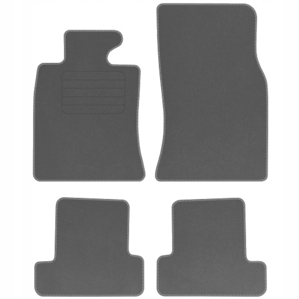 Mini Cooper II Cab 08-13 velurové koberce Comf Šedé