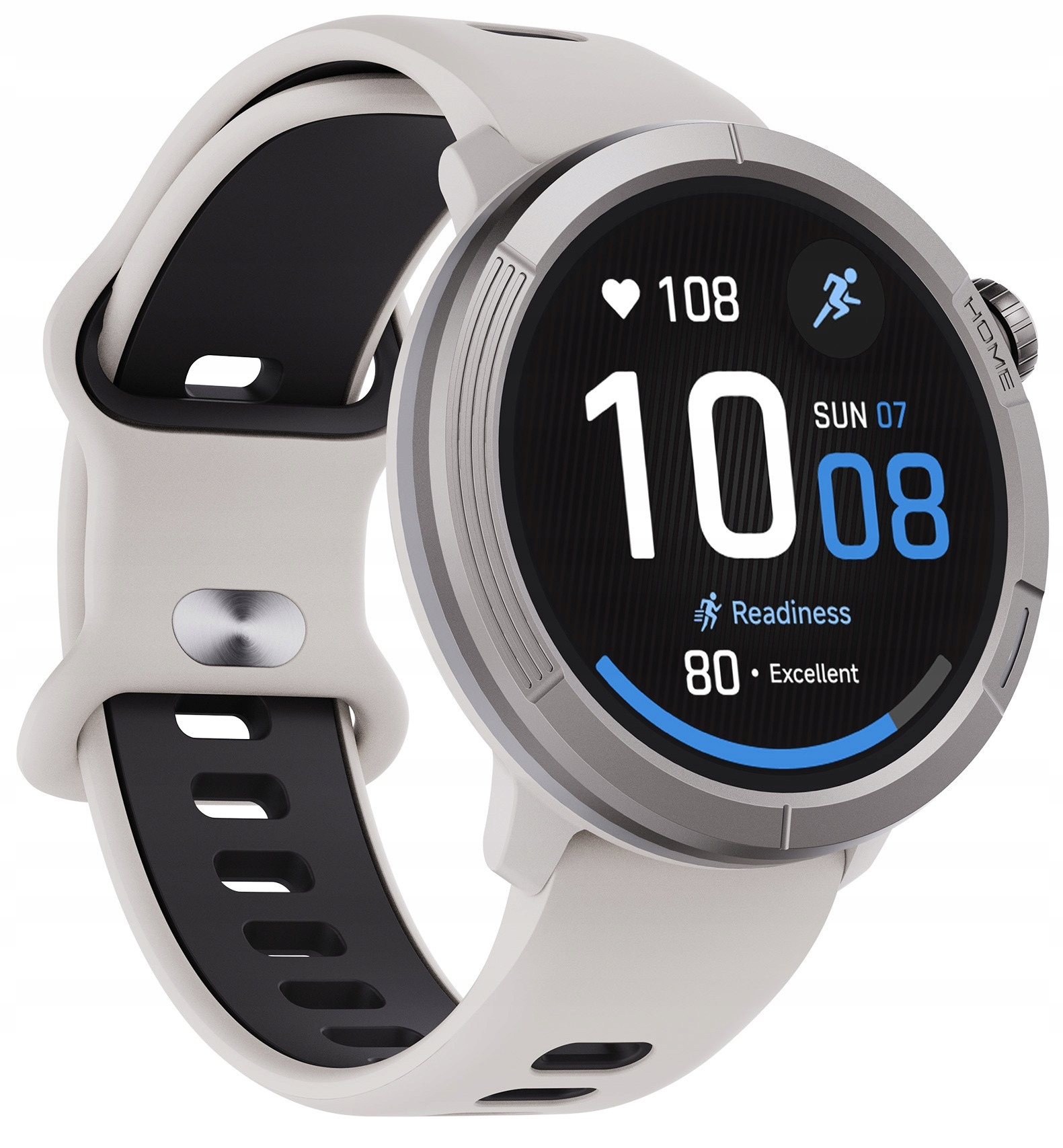 STELIO Activ Pro Funkcje AI 46mm GPS Tytan Srebrny