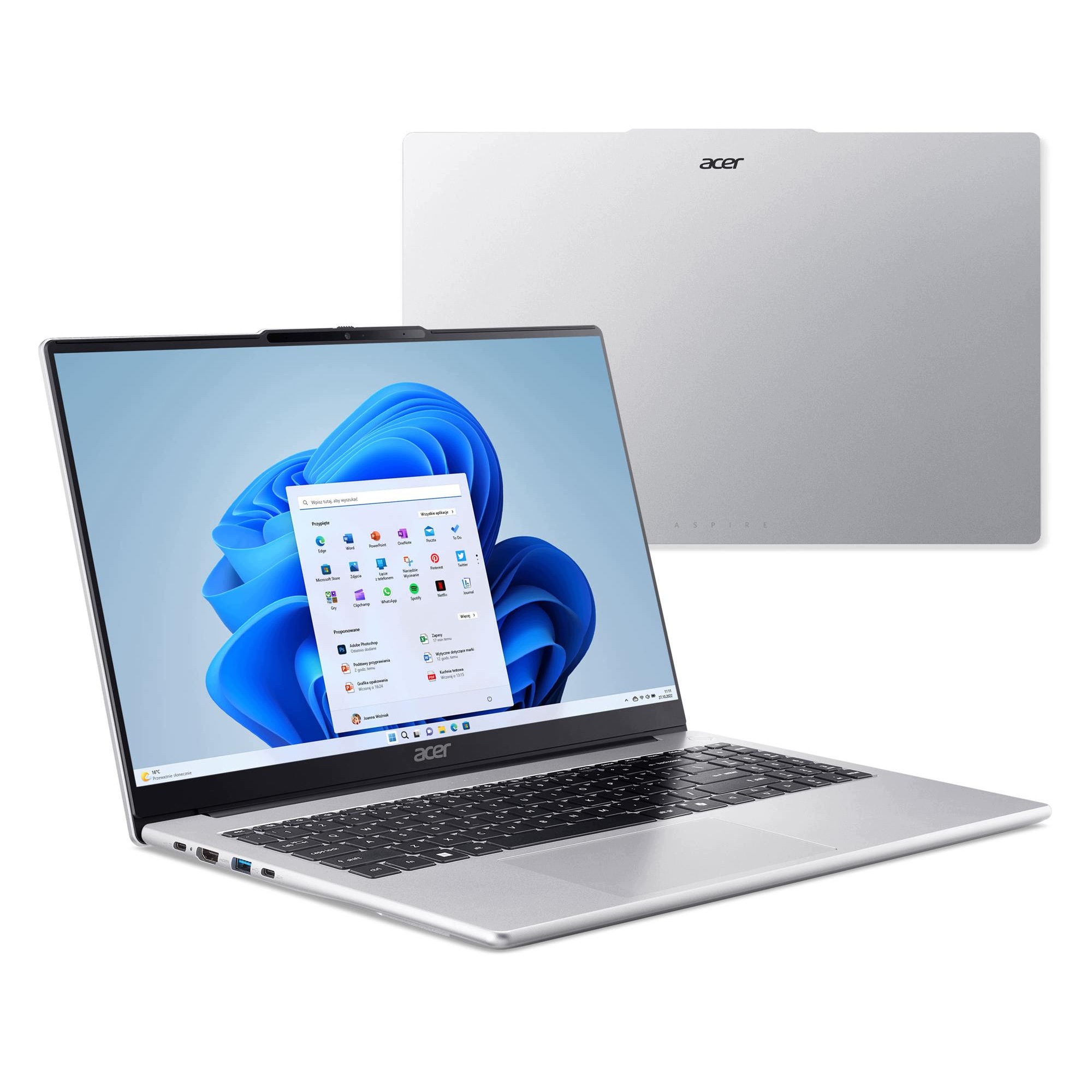 Laptop Acer Aspire Lite 15 Ryzen 5-7430U/8GB/512/Win11