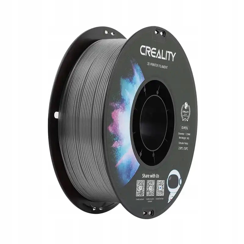 Creality Filament Cr-petg Do Drukarek 3D Szary Do Druku Modeli