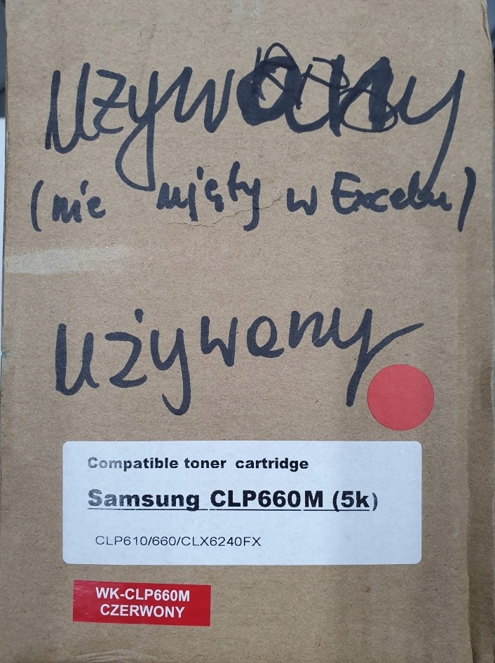 Zamiennik Toner Samsung CLP-660M Czerwony