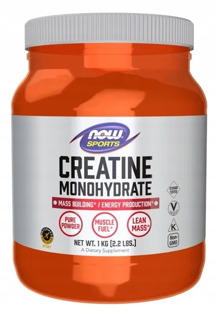 Now Foods Kreatin Monohydrát Kreatinu 100% prášek 1000 g