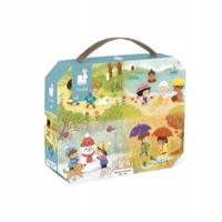 

Puzzle w walizce Pory roku 36 elementów 4+, Janod