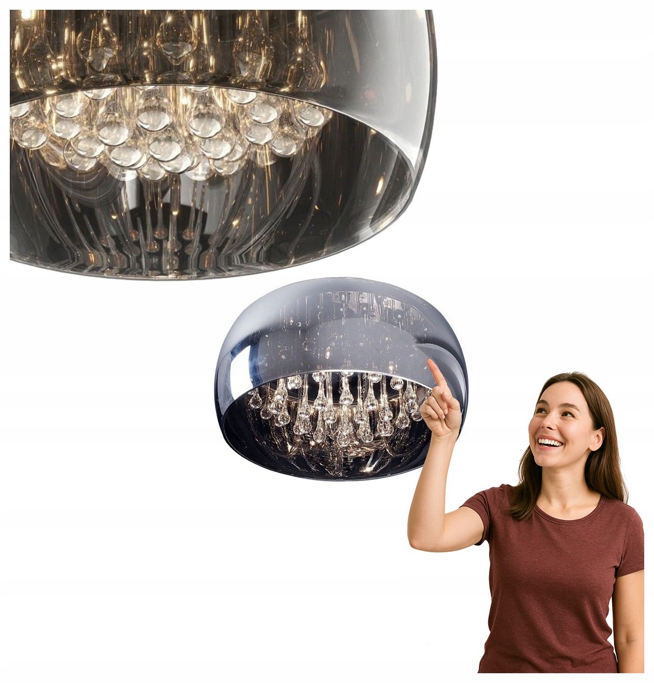 Stropní svítidlo Crystal C0076-05L-F4FZ Zuma Line