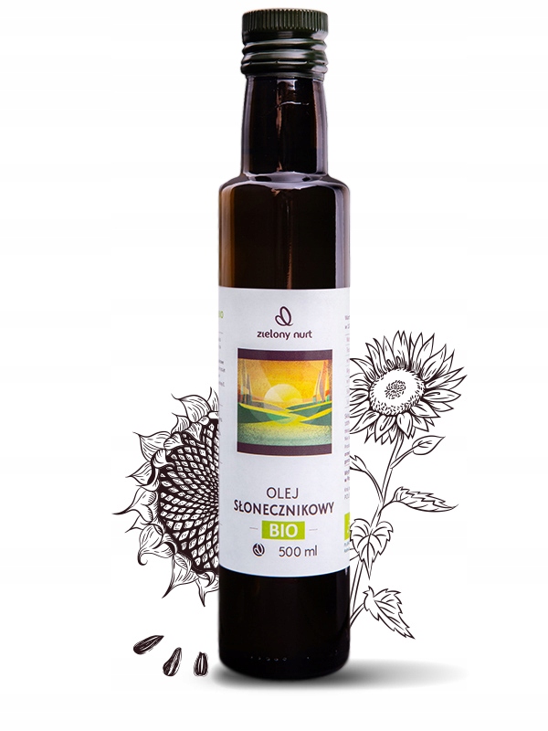 

Ekologiczny Olej z Pestek Słonecznika Bio 500 ml