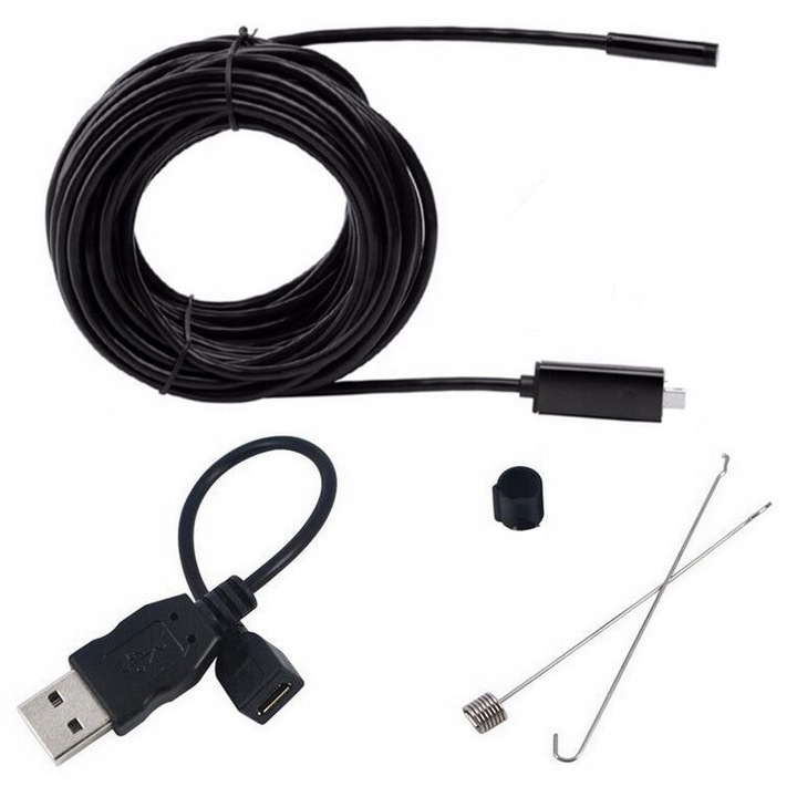 ENDOSKOP KAMERA INSPEKCYJNA 10m ANDROID USB IP67