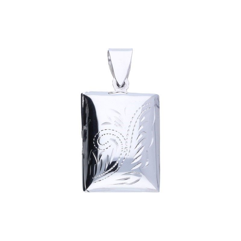 Gravírovaná stříbrná krabička 925 s motivem větvičky, sekretářka jako dárek